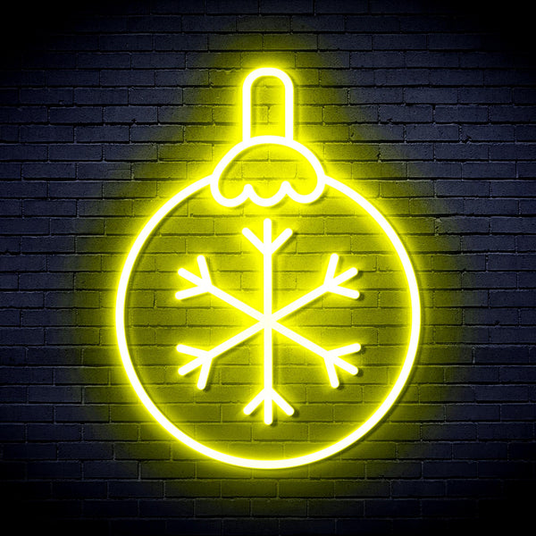 advpro-christmas-tree-ornament-ultra-bright-led-neon-sign-fnu0134 - Yellow