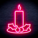 advpro-christmas-candle-ultra-bright-led-neon-sign-fnu0138 - Pink