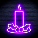 advpro-christmas-candle-ultra-bright-led-neon-sign-fnu0138 - Purple