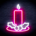 advpro-christmas-candle-ultra-bright-led-neon-sign-fnu0138 - White & Pink