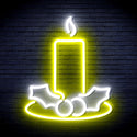 advpro-christmas-candle-ultra-bright-led-neon-sign-fnu0138 - White & Yellow