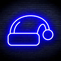 advpro-christmas-hat-ultra-bright-led-neon-sign-fnu0142 - Blue
