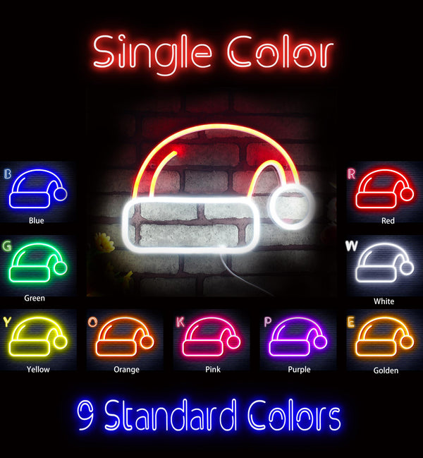 advpro-christmas-hat-ultra-bright-led-neon-sign-fnu0142 - Classic