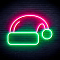 advpro-christmas-hat-ultra-bright-led-neon-sign-fnu0142 - Green & Pink