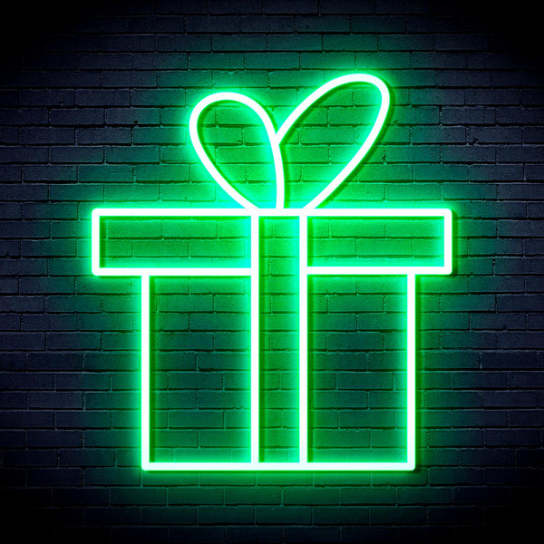 advpro-christmas-present-ultra-bright-led-neon-sign-fnu0143 - Green