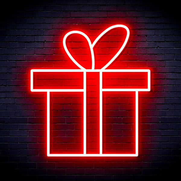 advpro-christmas-present-ultra-bright-led-neon-sign-fnu0143 - Red
