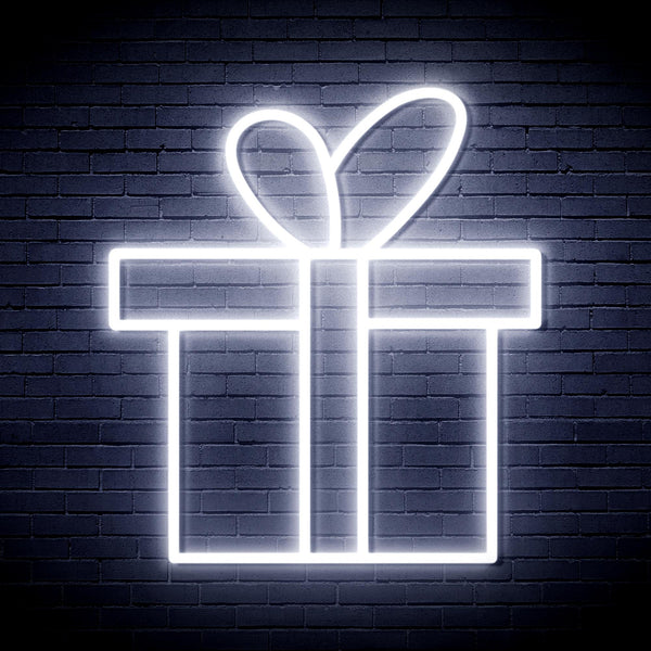 advpro-christmas-present-ultra-bright-led-neon-sign-fnu0143 - White