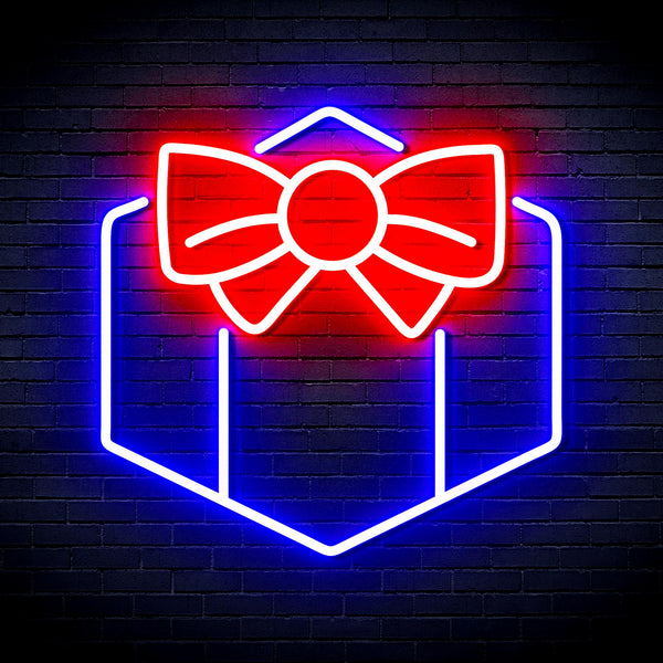 advpro-christmas-present-ultra-bright-led-neon-sign-fnu0144 - Blue & Red