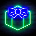 advpro-christmas-present-ultra-bright-led-neon-sign-fnu0144 - Green & Blue