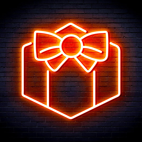 advpro-christmas-present-ultra-bright-led-neon-sign-fnu0144 - Orange