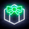 advpro-christmas-present-ultra-bright-led-neon-sign-fnu0144 - White & Green