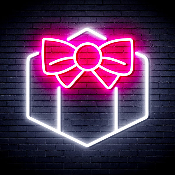 advpro-christmas-present-ultra-bright-led-neon-sign-fnu0144 - White & Pink
