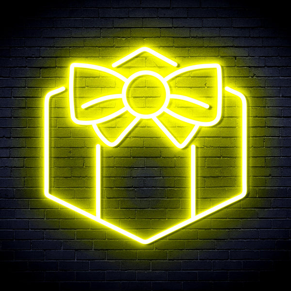advpro-christmas-present-ultra-bright-led-neon-sign-fnu0144 - Yellow
