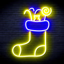 advpro-christmas-hat-with-cndies-ultra-bright-led-neon-sign-fnu0145 - Blue & Yellow