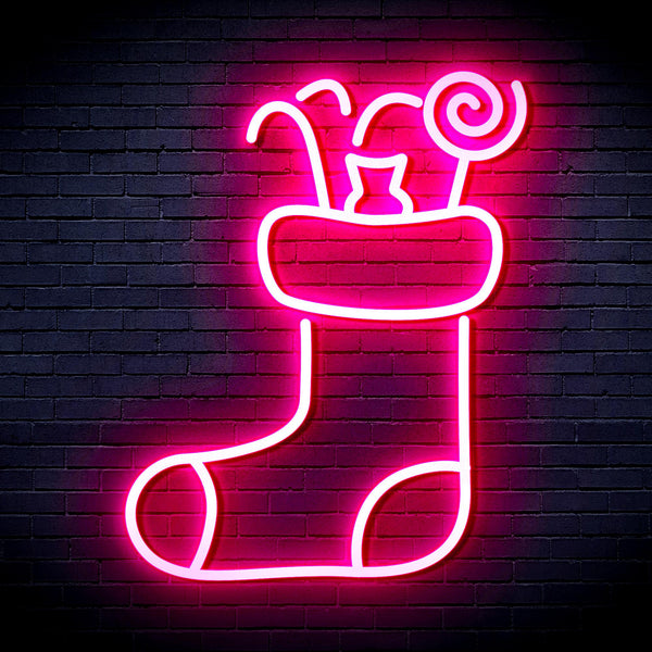 advpro-christmas-hat-with-cndies-ultra-bright-led-neon-sign-fnu0145 - Pink