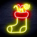 advpro-christmas-hat-with-cndies-ultra-bright-led-neon-sign-fnu0145 - Red & Yellow