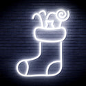 advpro-christmas-hat-with-cndies-ultra-bright-led-neon-sign-fnu0145 - White