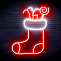 advpro-christmas-hat-with-cndies-ultra-bright-led-neon-sign-fnu0145 - White & Red