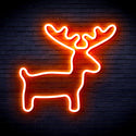 advpro-deer-ultra-bright-led-neon-sign-fnu0146 - Orange