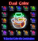 advpro-snow-man-ultra-bright-led-neon-sign-fnu0149 - Dual-Color