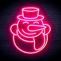 advpro-snow-man-ultra-bright-led-neon-sign-fnu0149 - Pink