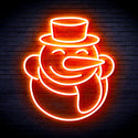 advpro-snow-man-ultra-bright-led-neon-sign-fnu0149 - Orange