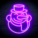 advpro-snow-man-ultra-bright-led-neon-sign-fnu0149 - Purple