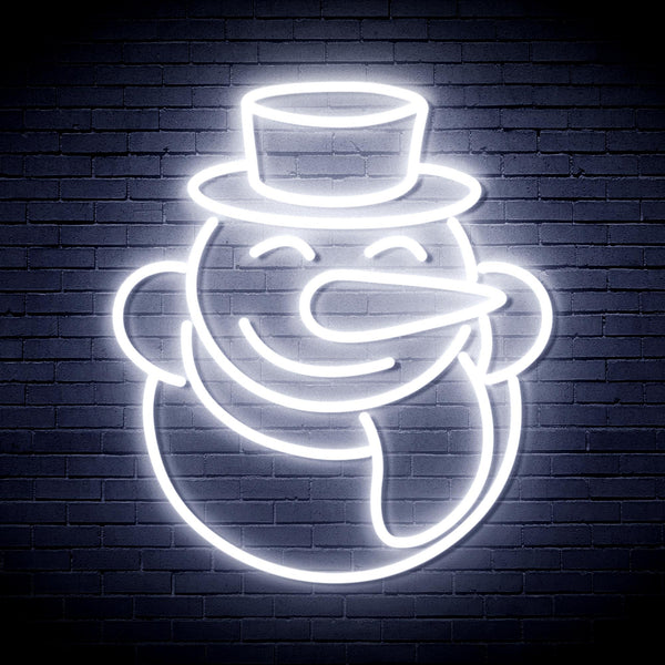 advpro-snow-man-ultra-bright-led-neon-sign-fnu0149 - White