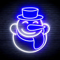 advpro-snow-man-ultra-bright-led-neon-sign-fnu0149 - White & Blue