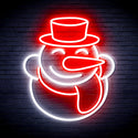 advpro-snow-man-ultra-bright-led-neon-sign-fnu0149 - White & Red