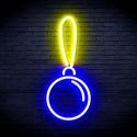 advpro-christmas-tree-ornament-ultra-bright-led-neon-sign-fnu0151 - Blue & Yellow