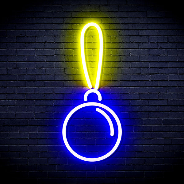 advpro-christmas-tree-ornament-ultra-bright-led-neon-sign-fnu0151 - Blue & Yellow
