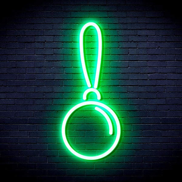 advpro-christmas-tree-ornament-ultra-bright-led-neon-sign-fnu0151 - Green
