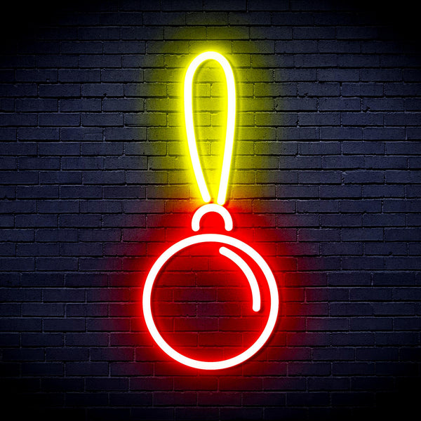 advpro-christmas-tree-ornament-ultra-bright-led-neon-sign-fnu0151 - Red & Yellow