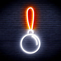 advpro-christmas-tree-ornament-ultra-bright-led-neon-sign-fnu0151 - White & Orange