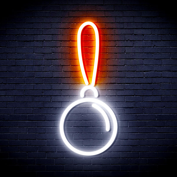 advpro-christmas-tree-ornament-ultra-bright-led-neon-sign-fnu0151 - White & Orange