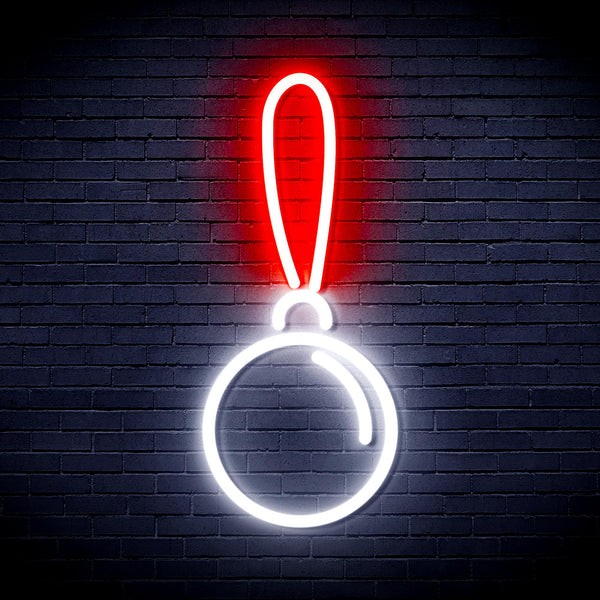 advpro-christmas-tree-ornament-ultra-bright-led-neon-sign-fnu0151 - White & Red