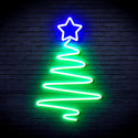 advpro-modern-christmas-tree-ultra-bright-led-neon-sign-fnu0152 - Green & Blue