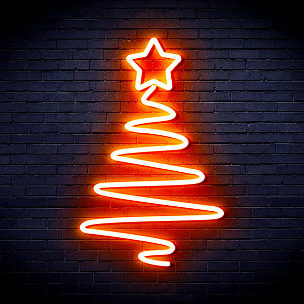 advpro-modern-christmas-tree-ultra-bright-led-neon-sign-fnu0152 - Orange