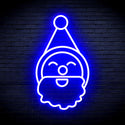 advpro-santa-claus-face-ultra-bright-led-neon-sign-fnu0153 - Blue
