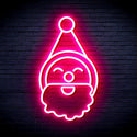advpro-santa-claus-face-ultra-bright-led-neon-sign-fnu0153 - Pink