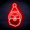 advpro-santa-claus-face-ultra-bright-led-neon-sign-fnu0153 - Red