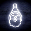 advpro-santa-claus-face-ultra-bright-led-neon-sign-fnu0153 - White