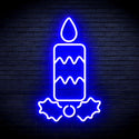 advpro-christmas-candle-ultra-bright-led-neon-sign-fnu0156 - Blue