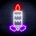 advpro-christmas-candle-ultra-bright-led-neon-sign-fnu0156 - Multi-Color 3