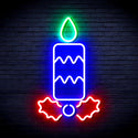 advpro-christmas-candle-ultra-bright-led-neon-sign-fnu0156 - Multi-Color 5