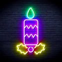 advpro-christmas-candle-ultra-bright-led-neon-sign-fnu0156 - Multi-Color 8