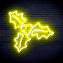 advpro-christmas-holly-ultra-bright-led-neon-sign-fnu0158 - Yellow