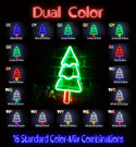 advpro-christmas-tree-ultra-bright-led-neon-sign-fnu0164 - Dual-Color
