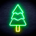 advpro-christmas-tree-ultra-bright-led-neon-sign-fnu0164 - Green & Yellow